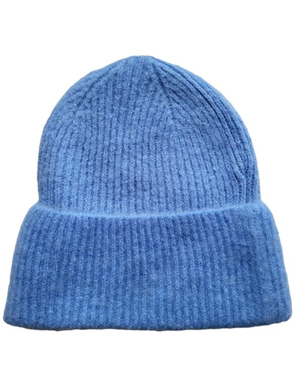 zwart en blauwe muts Beau Beanie - Afbeelding 3