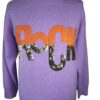 Lila sweater met pailetten You "Rock" - Afbeelding 3