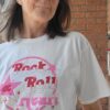 wit t-shirt korte mouw met print Rock 'n Roll