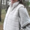 witte bont gilet - Afbeelding 2