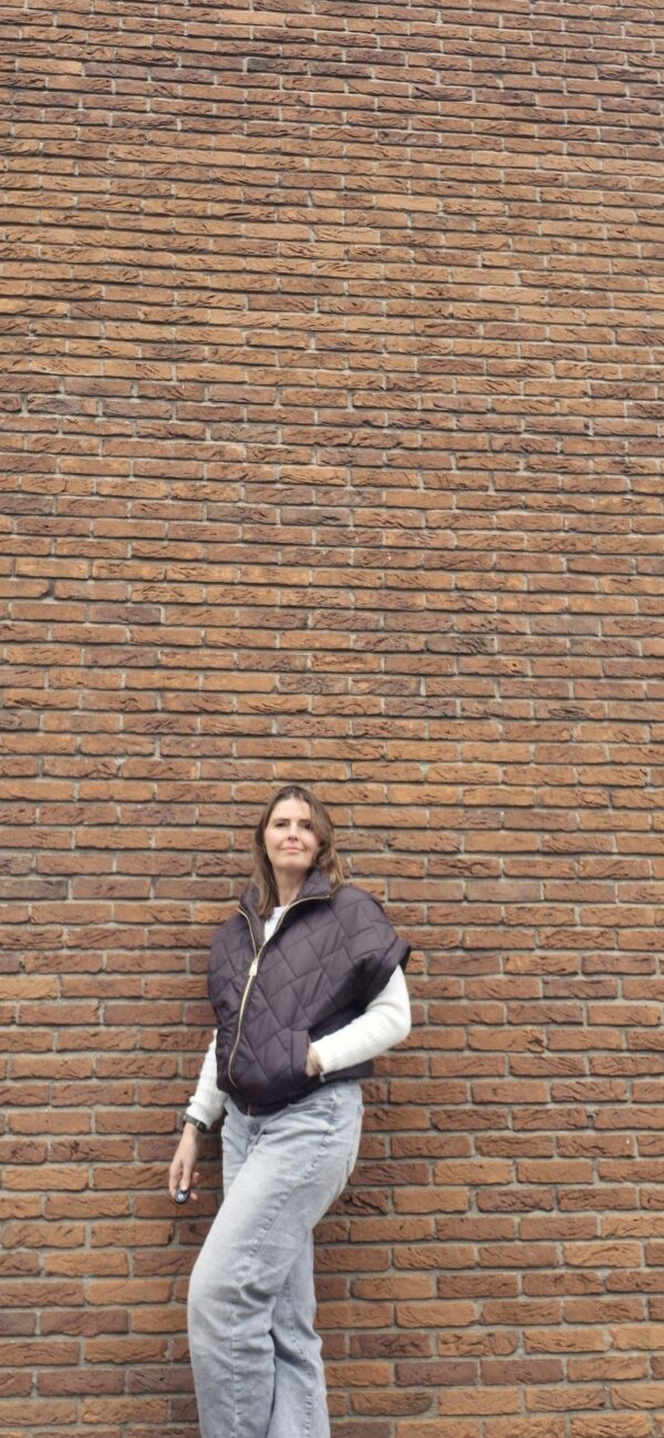 donkerbruine bodywarmer - Afbeelding 3